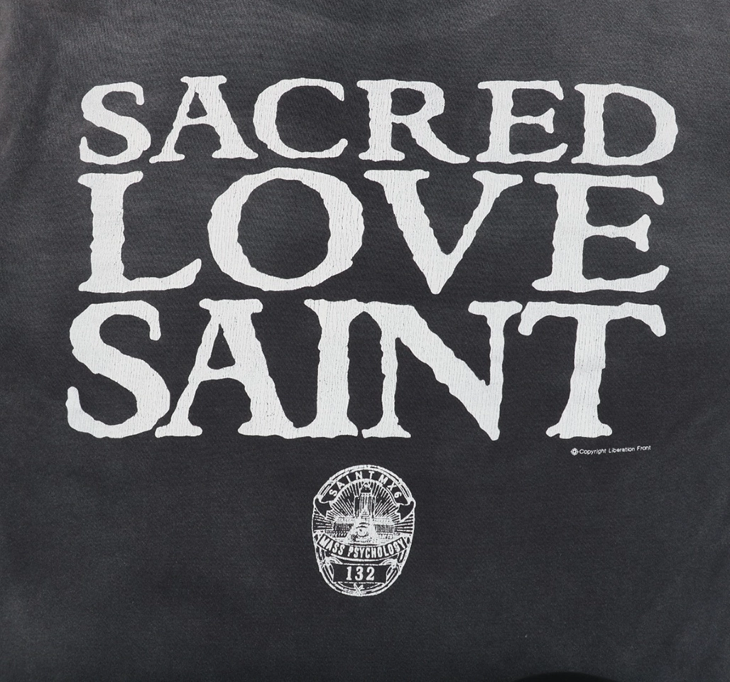 Saint Michael Vintage Jesus Graphic Shirt Back Print
