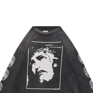 Saint Michael Vintage Jesus Graphic Shirt