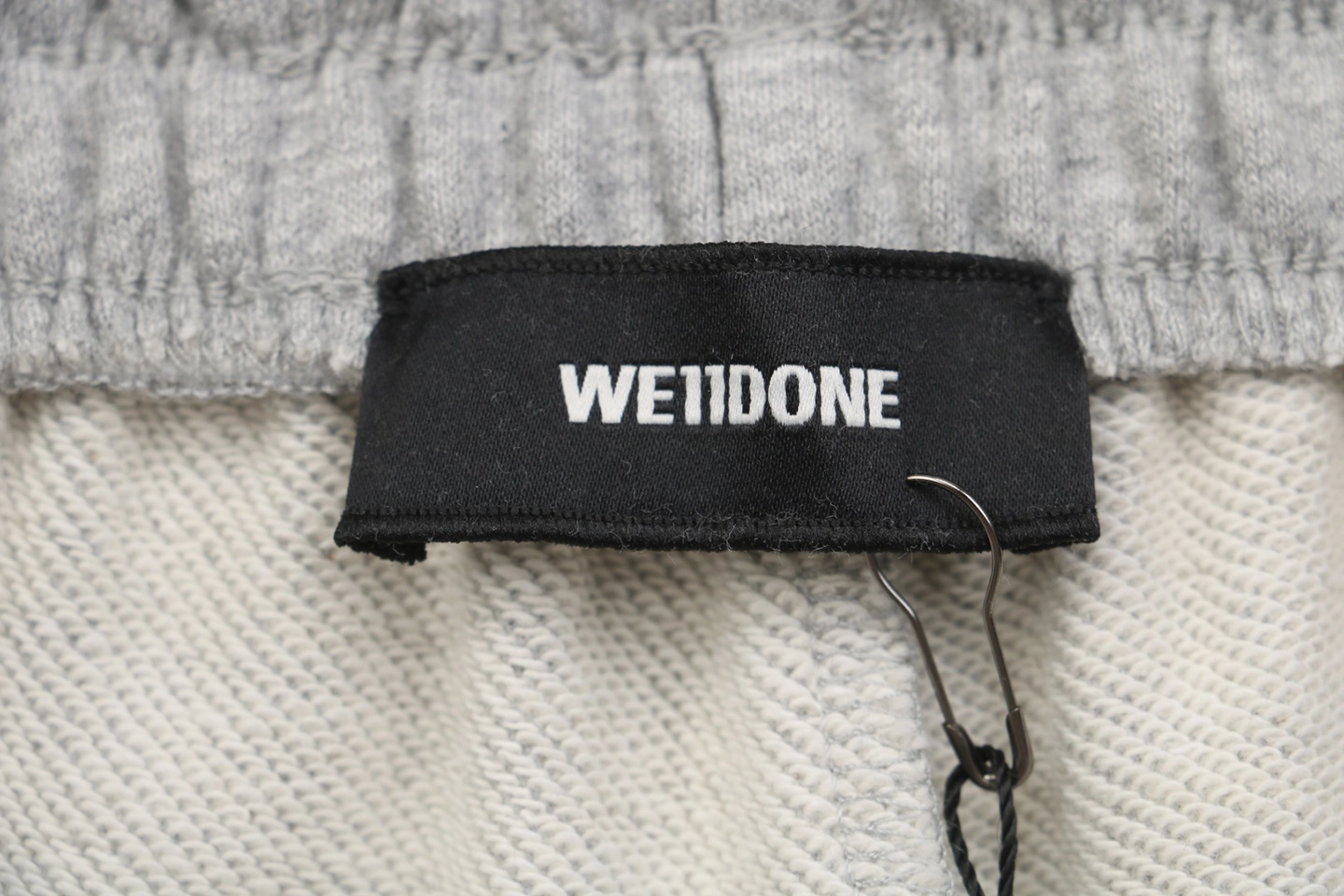 We11done Distressed Letter Sweatpants Brand label