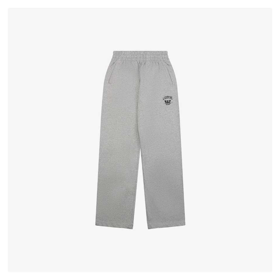 We11done Distressed Letter Sweatpants Front view