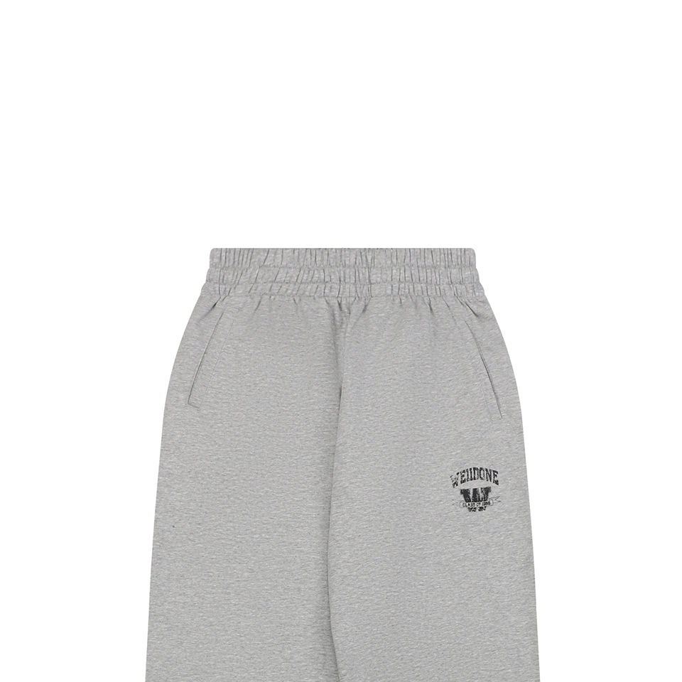 We11done Distressed Letter Sweatpants