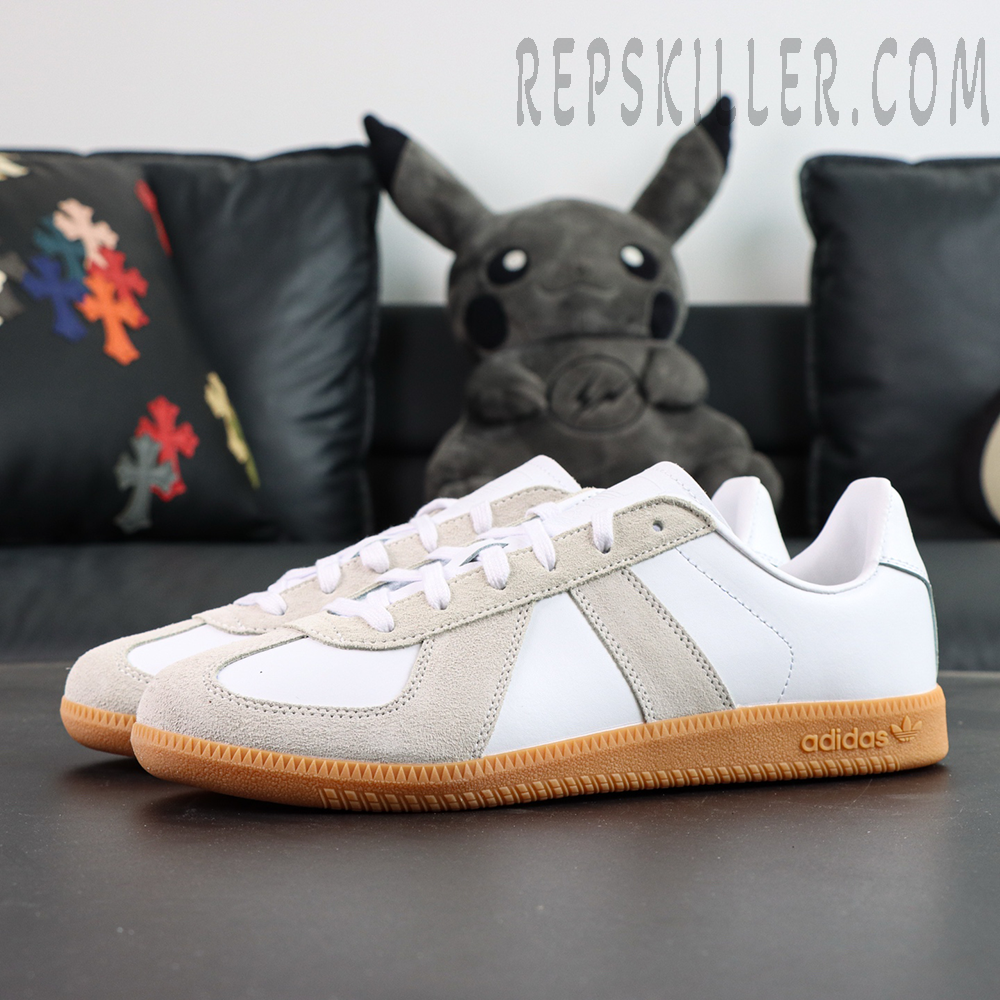 Adidas BW Army “White Chalk” lateral side view with gum sole and clean silhouette