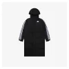 Ad Three-Stripes Hooded Long Down Jacket