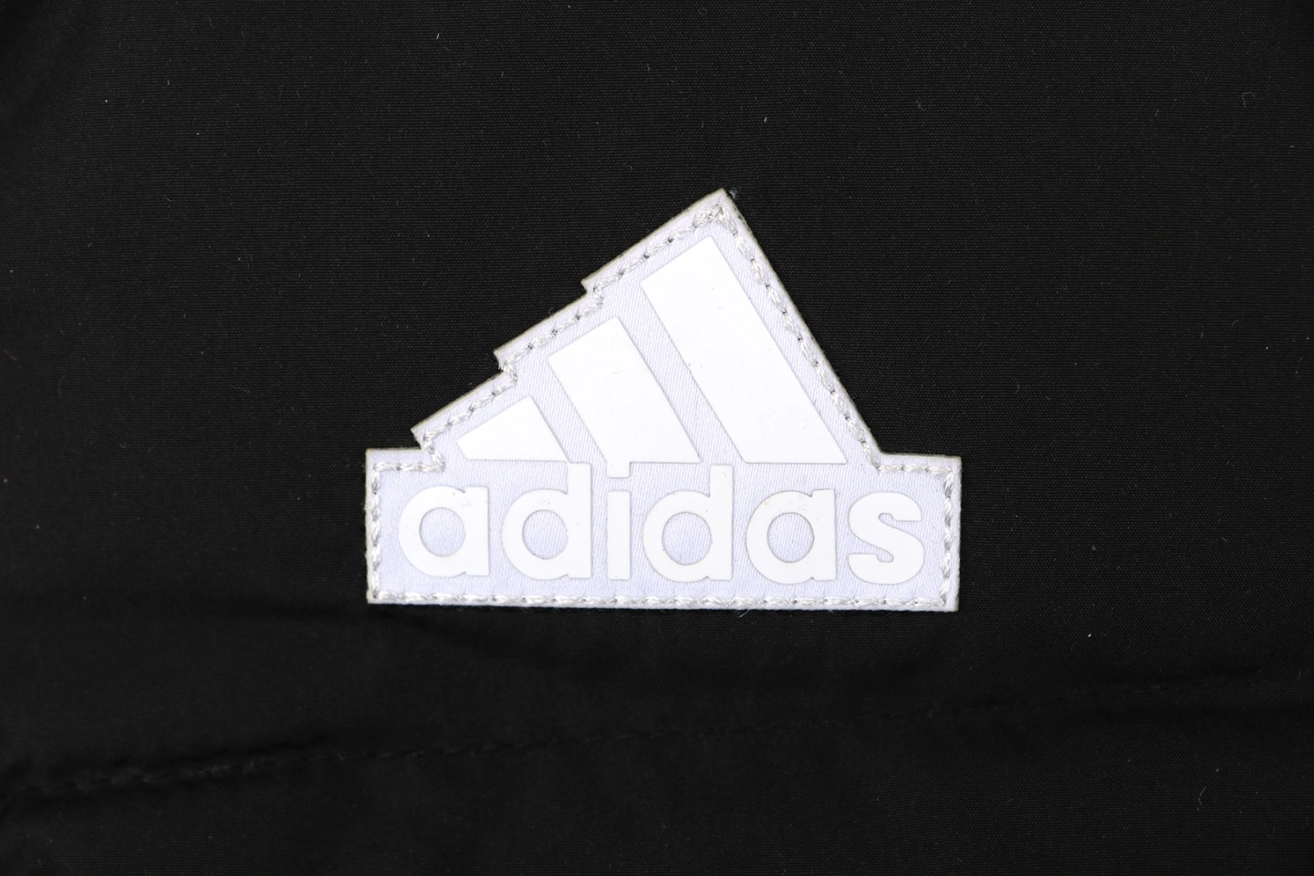 Adidas Three-Stripes Hooded Long Down Jacket Black Brand