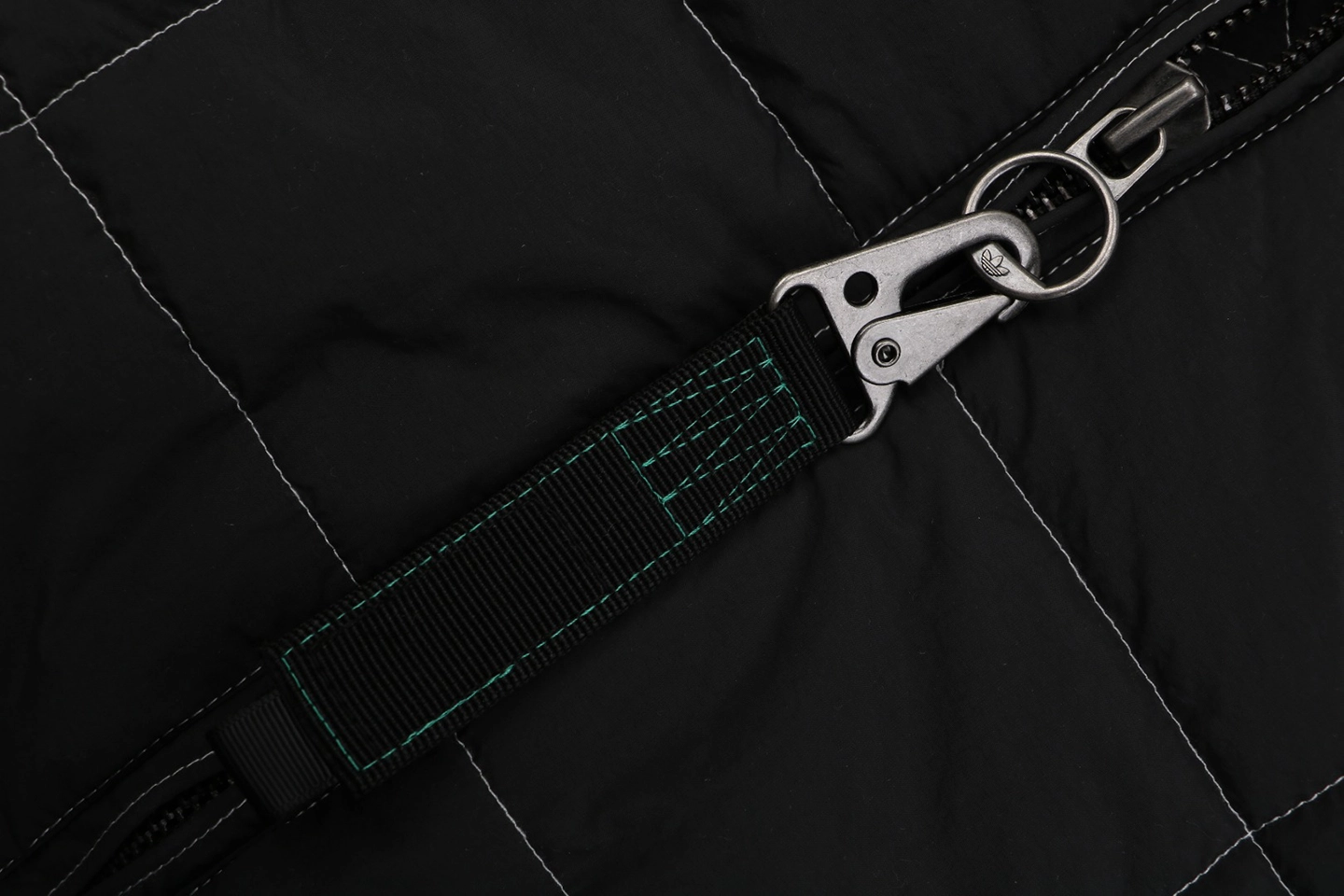 Adidas × F1 Mercedes Stand Collar Racing Jacket Zipper puller