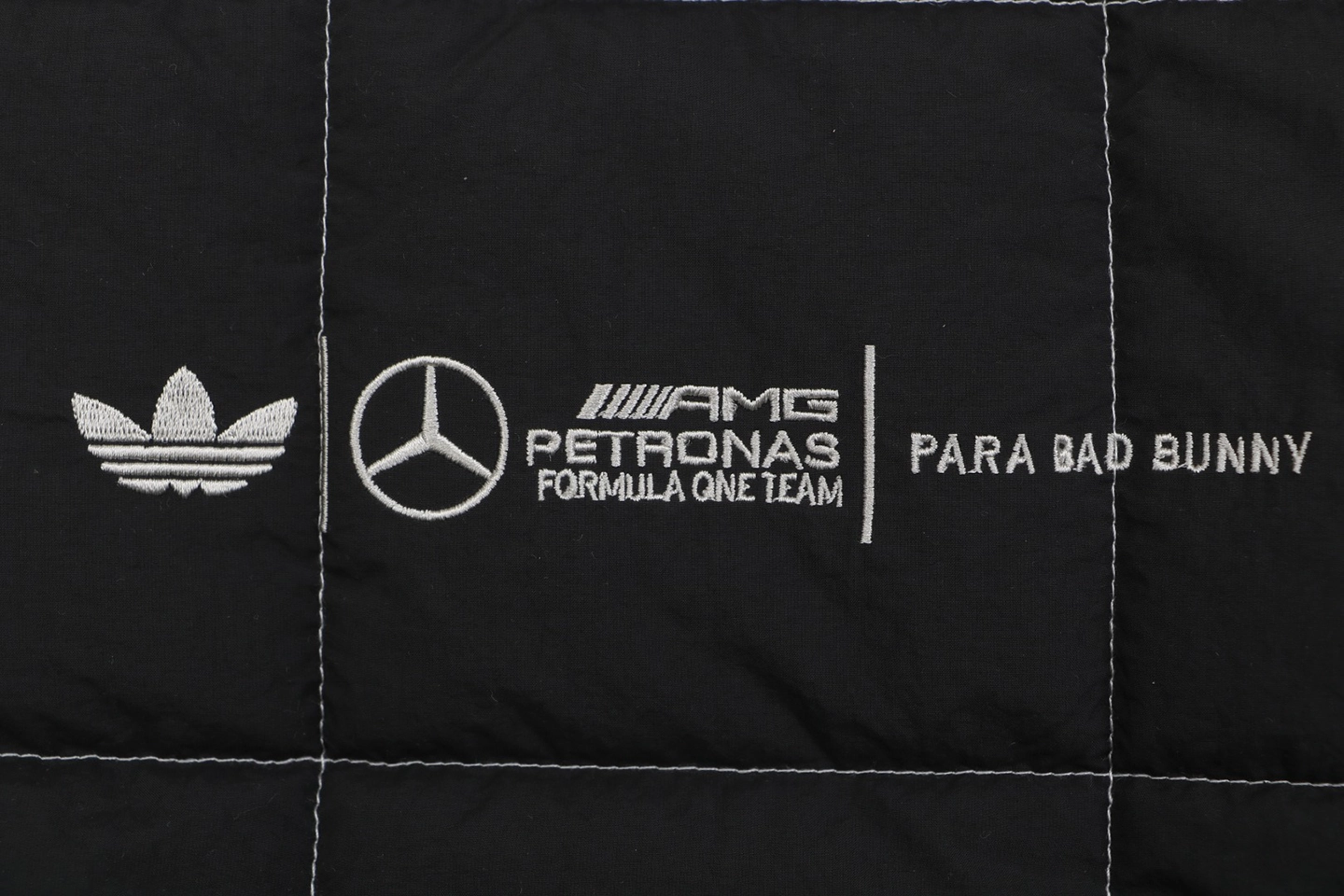Adidas × F1 Mercedes Stand Collar Racing Jacket Print
