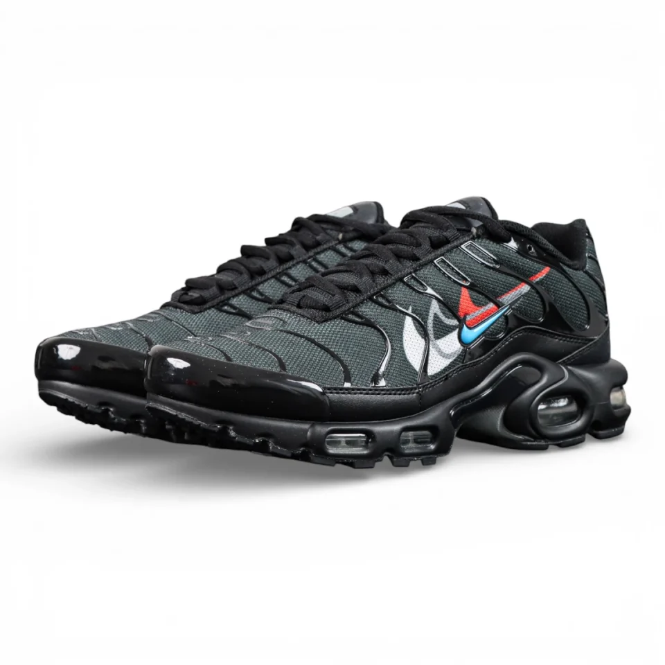 Air Max Plus 'Multi Swoosh - Black Bright Crimson'