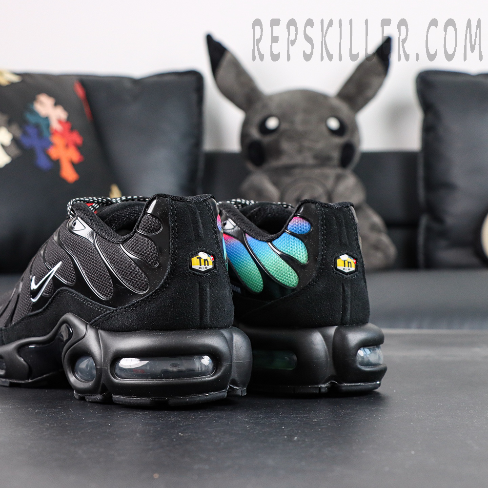 Nike Air Max Plus “Unity” heel air unit and gradient detail