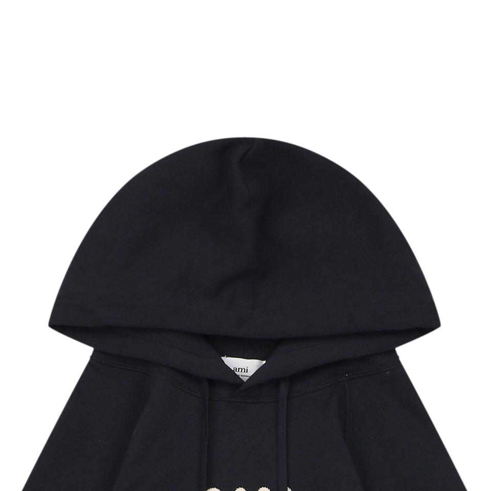 Ami Embroidered Letter Patch Hoodie2.jpeg