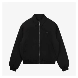 Ami Metal Heart Logo Jacket Front view