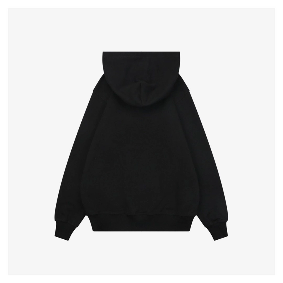Burberry Box Logo Equestrian Knight Embroidered Hoodie Back view