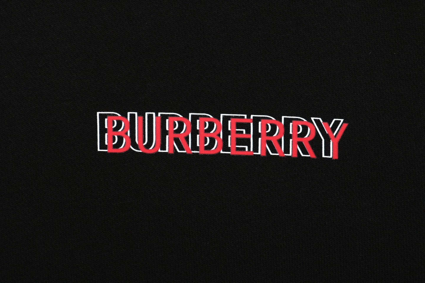 Burberry Overlapping Knight Print Crewneck Sweatshirt Black Brand