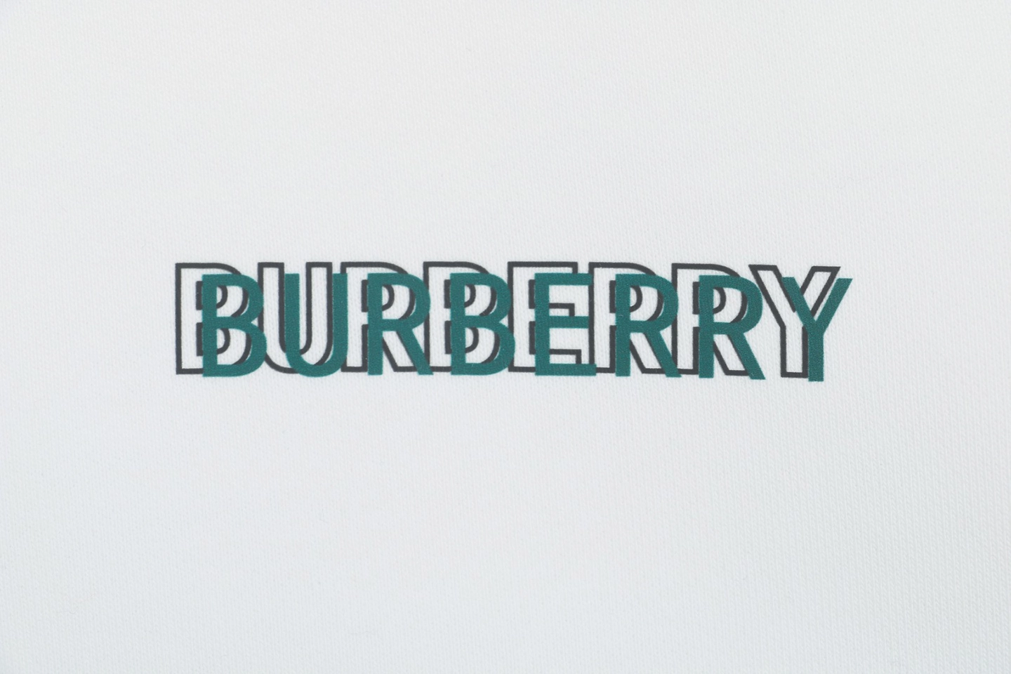 Burberry Overlapping Knight Print Crewneck Sweatshirt White Brand