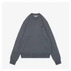 BBry Tonal Equestrian Knight Embroidered Crewneck Sweater