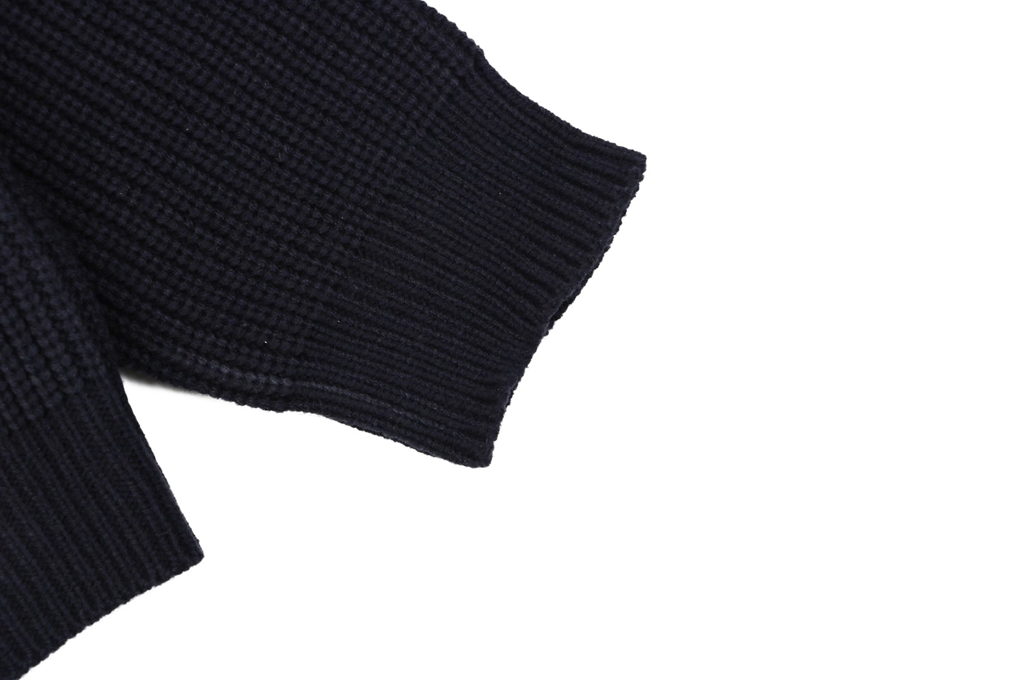 Fendi Logo Crewneck Knit Sweater Black Cuff