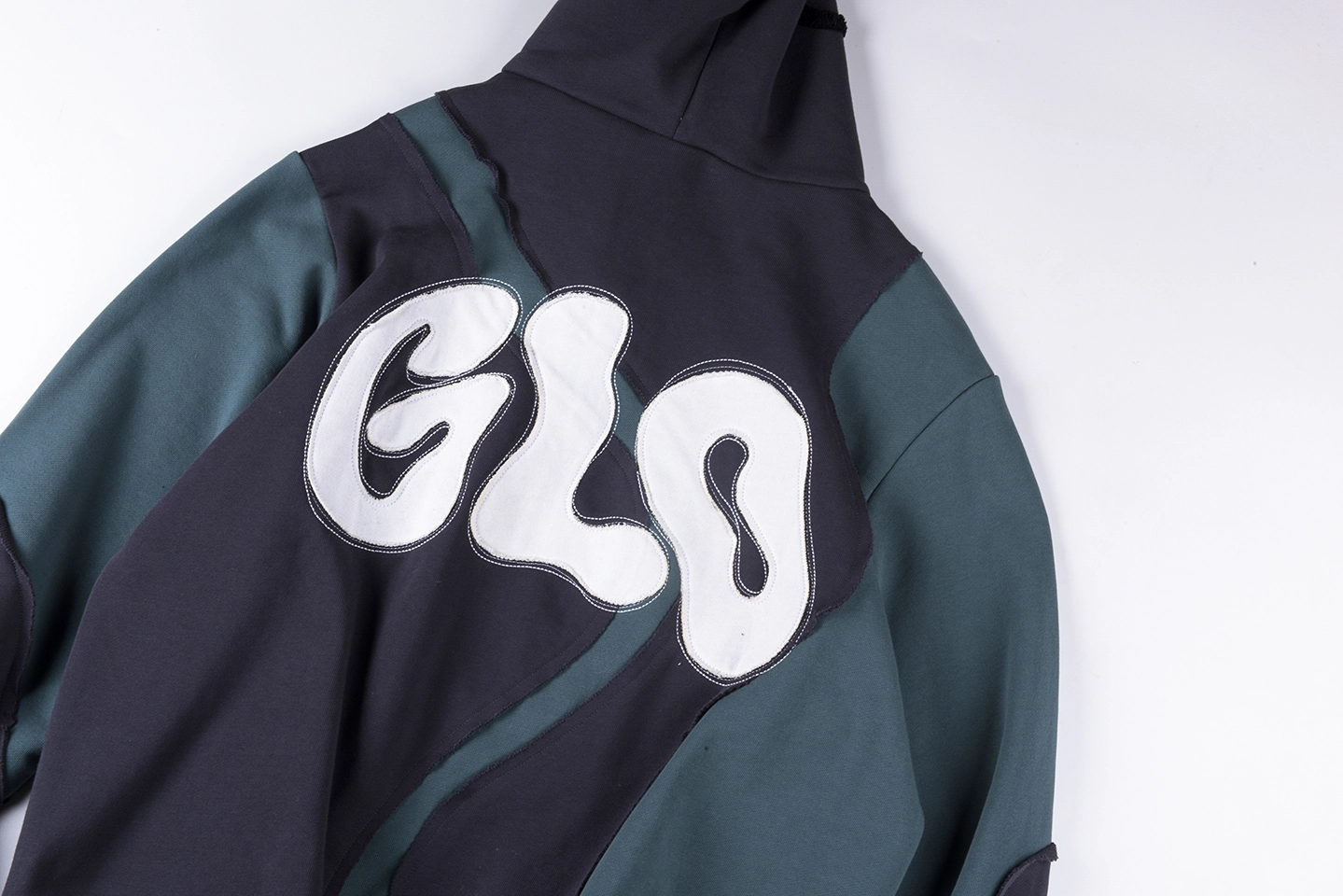 Glo Gang GLS Wave Panel Full-Zip Hoodie2