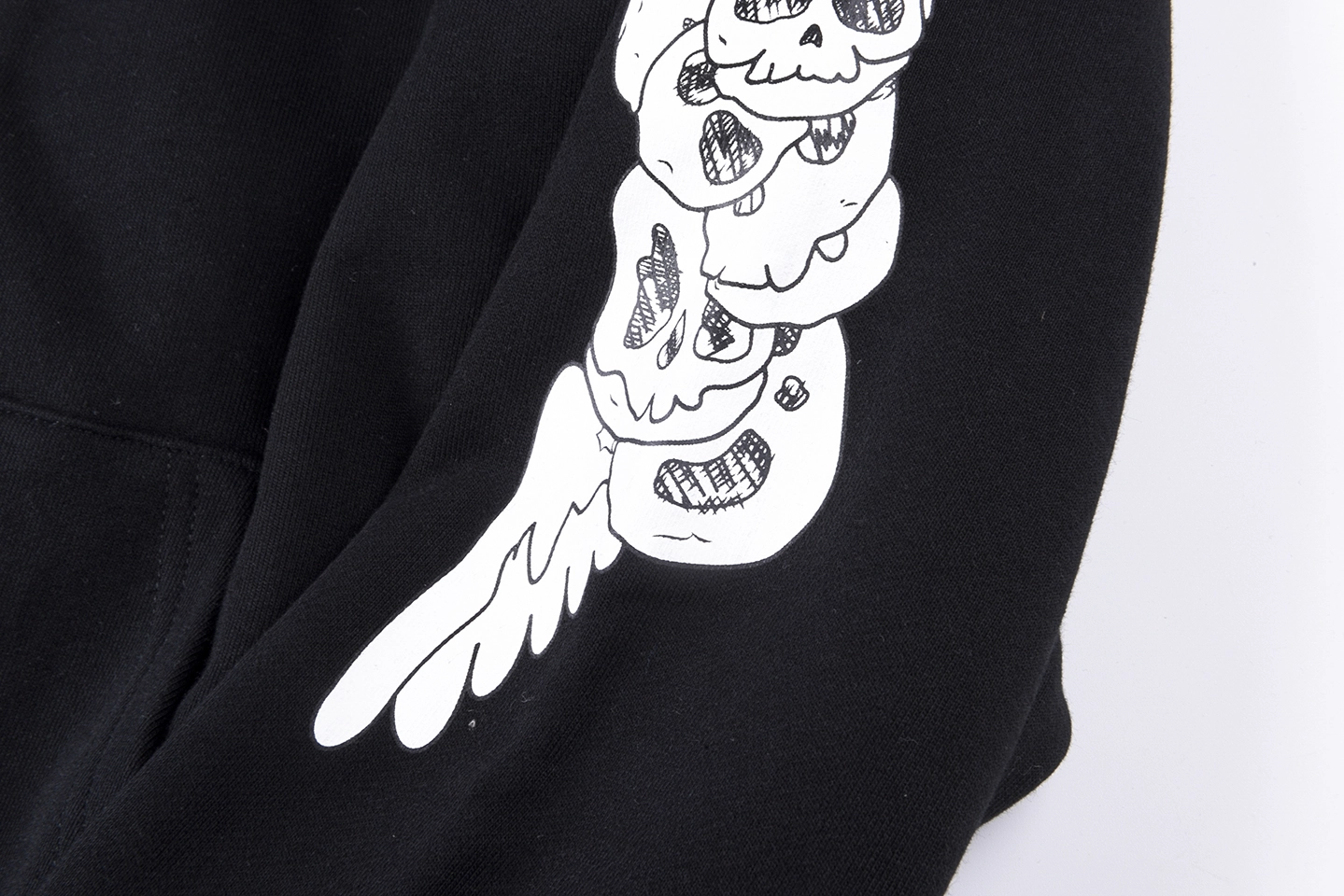 Glo Gang Nightmare Cookies Spiked Hood Full-Zip Hoodie14