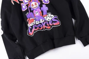 Glo Gang Nightmare Cookies Spiked Hood Full-Zip Hoodie7