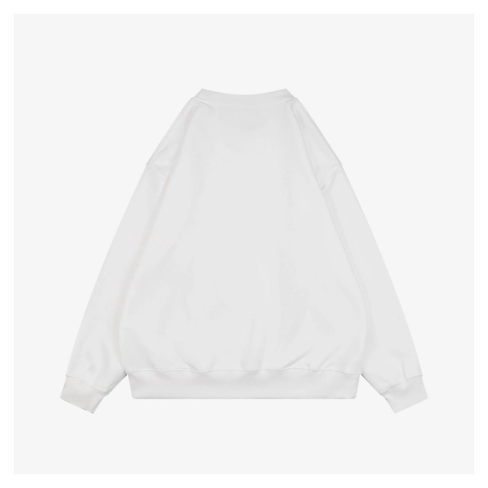 L Wave Anagram Print Crewneck Sweatshirt Back view