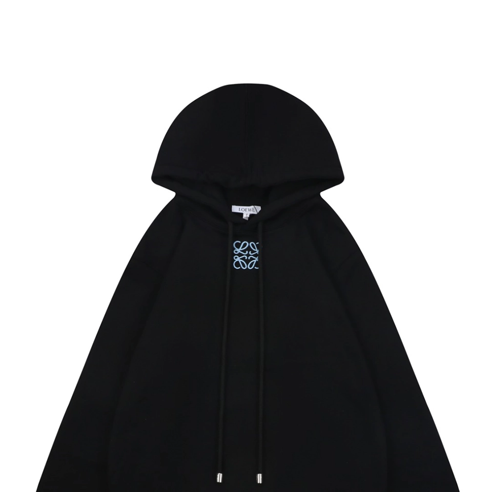 Loewe Blue Anagram Embroidered Hoodie