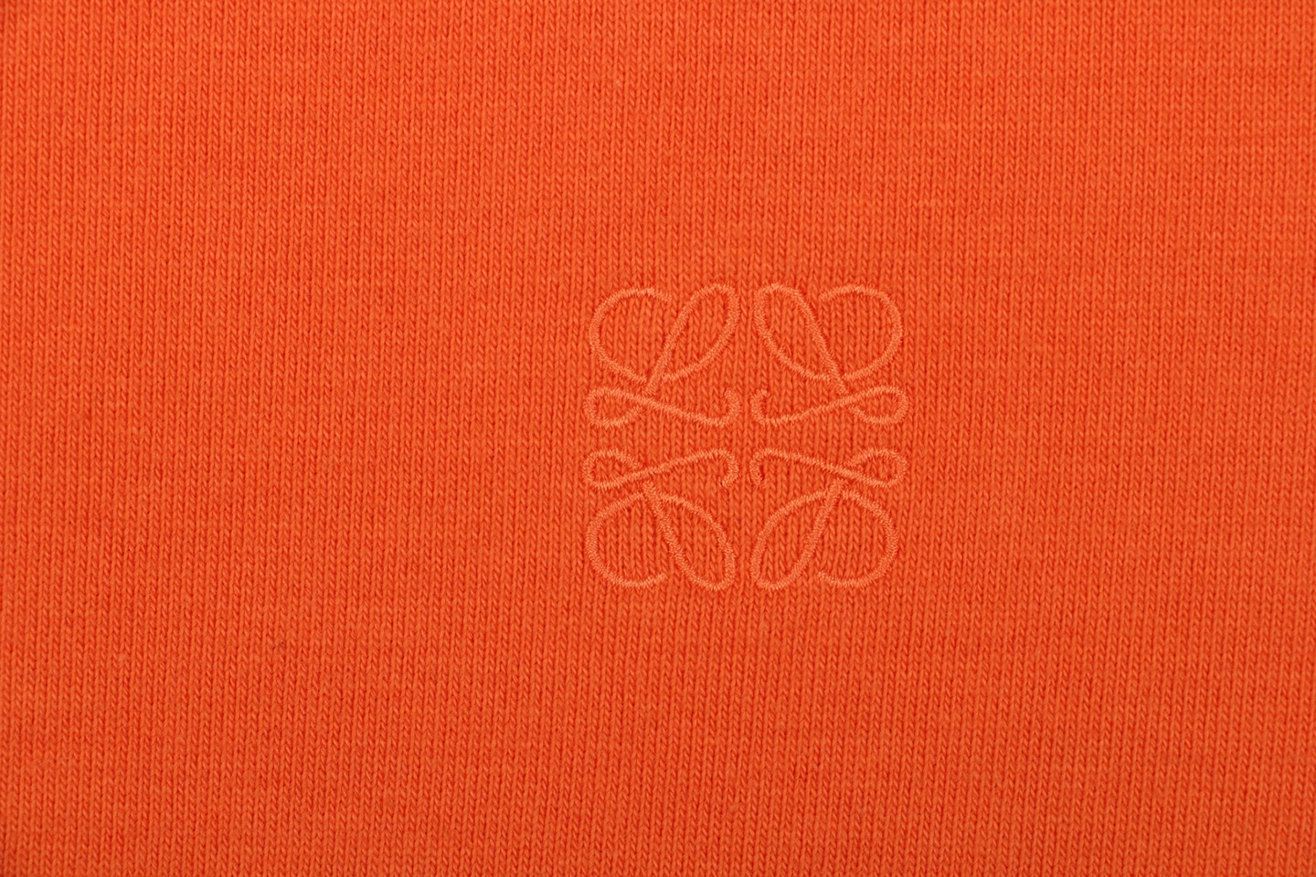 Loewe Color-Block Striped Polo Sweatshirt Orange Brand