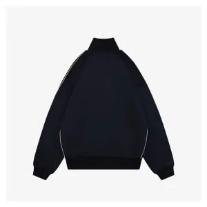 Loewe Floral Logo Embroidered Stand Collar Jacket Back view