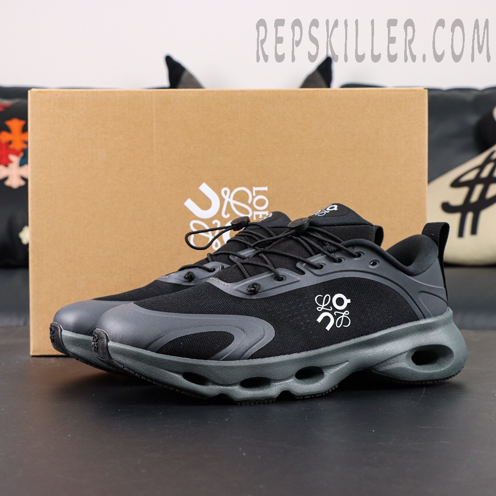 Loewe x On Cloudsolo Black sneakers with original box
