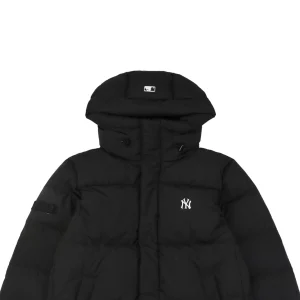 MLB New York Yankees Logo Long Down Jacket Black