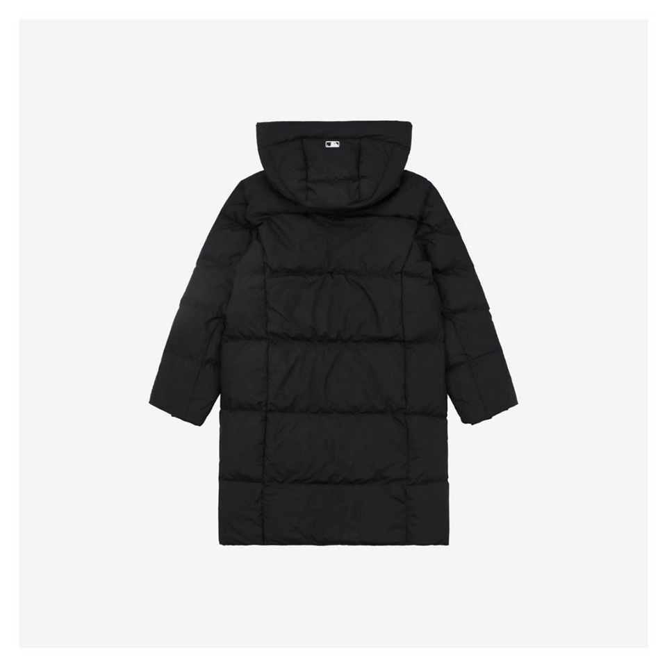 MLB New York Yankees Logo Long Down Jacket Black Back view