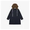 MM Single-Breasted Glossy Trench Coat