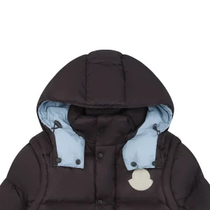 Moncler Cyclone Detachable Sleeve Hooded Down Jacket