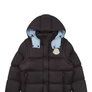 Moncler Cyclone Detachable Sleeve Hooded Down Jacket
