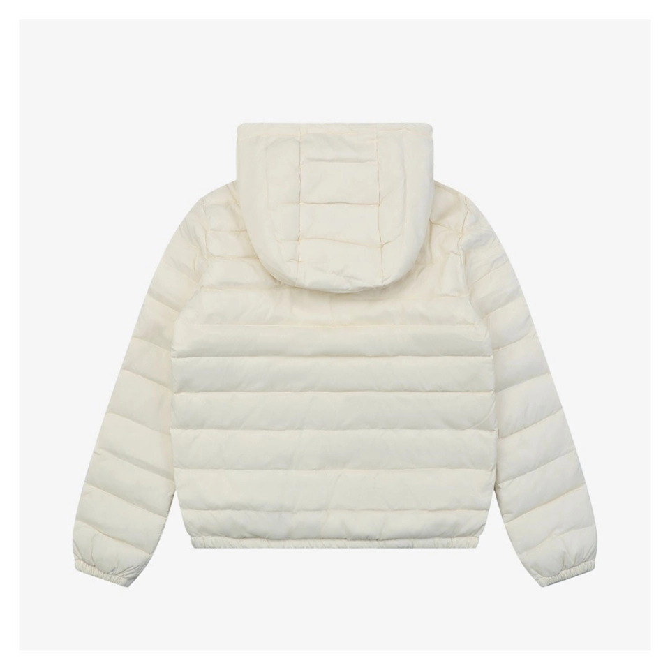 Moncler Hede Hooded Lightweight Down Jacket #506 White Back view