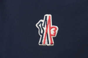 Moncler Multi-Pocket Utility Detachable Sleeve Jacket Blue Brand