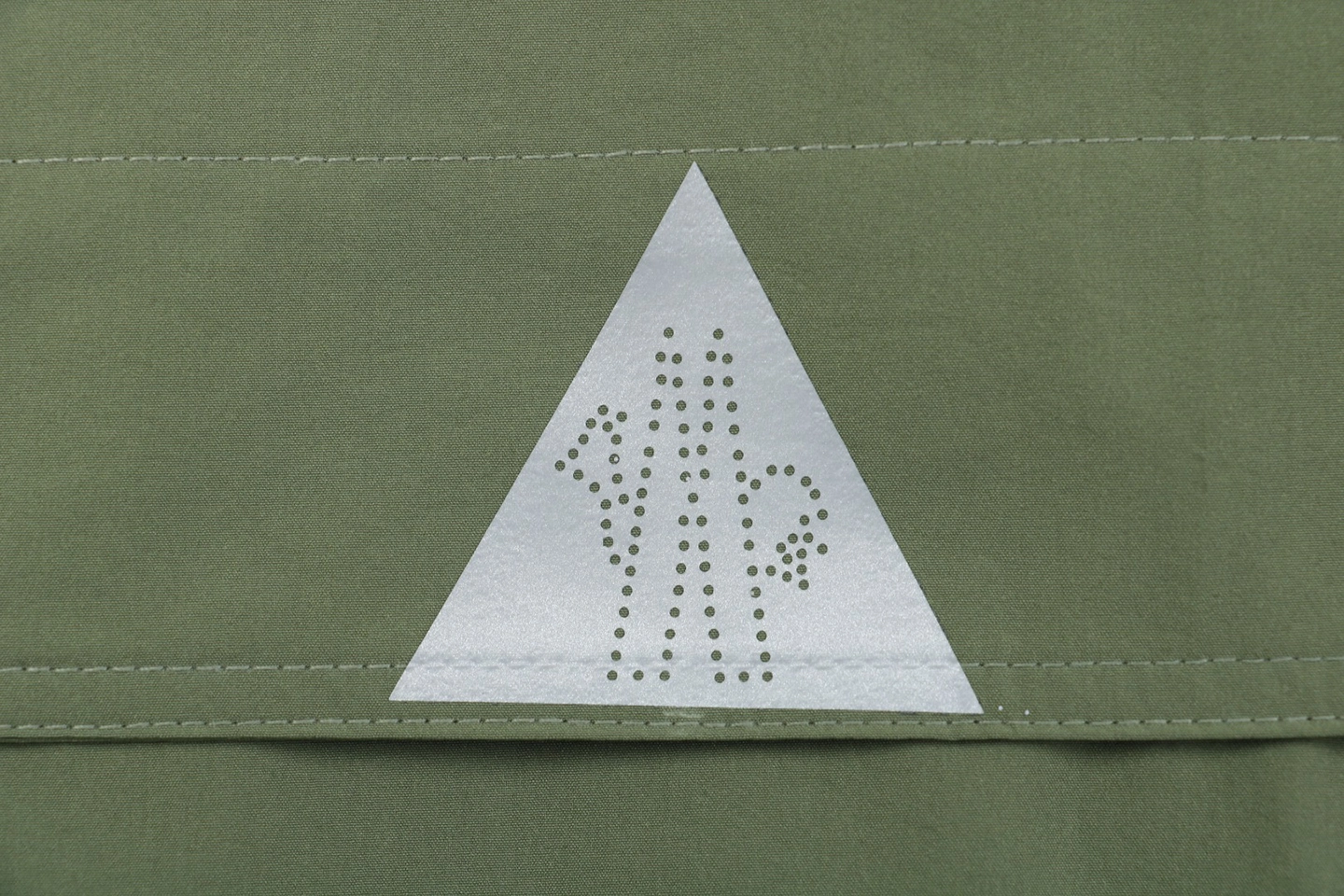 Moncler Multi-Pocket Utility Detachable Sleeve Jacket Green Brand label