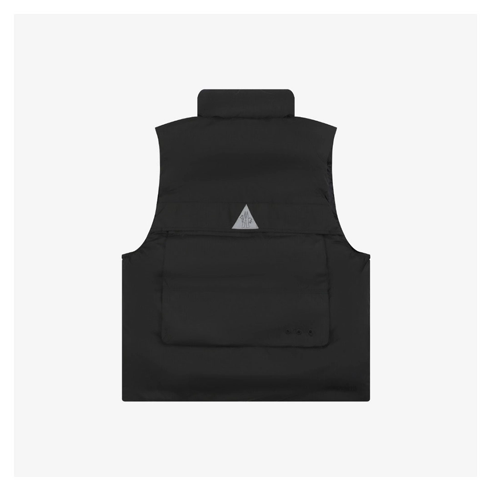 Moncler Tongass Utility Down Vest #MX-33 Black Back view