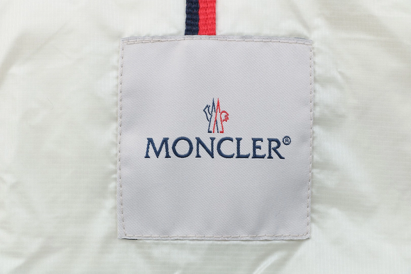 Moncler Vouyere Maya 2 Hooded Down Jacket #510 White Brand label