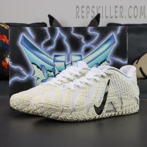 Nike Ja 3 EP “Sound Check” basketball shoes displayed with original Ja series lightning-themed shoe box