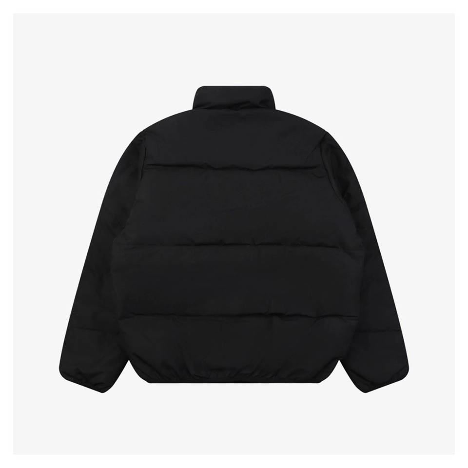 Nike Swoosh Stand Collar Down Jacket Black Back view