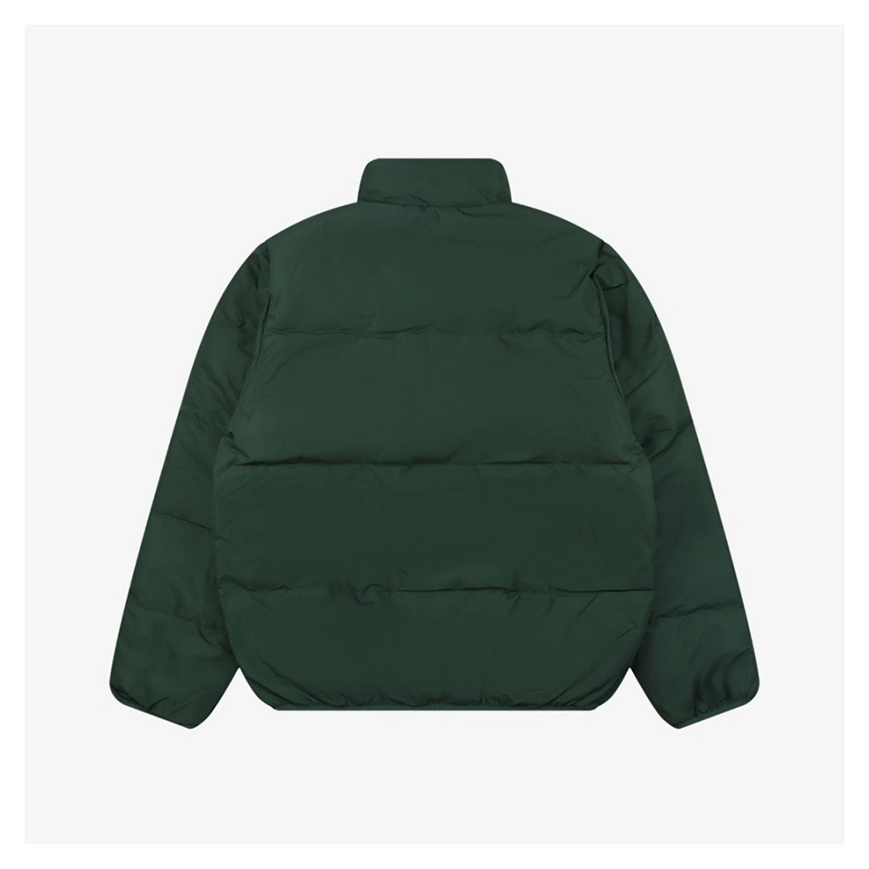 Nike Swoosh Stand Collar Down Jacket Green Back view
