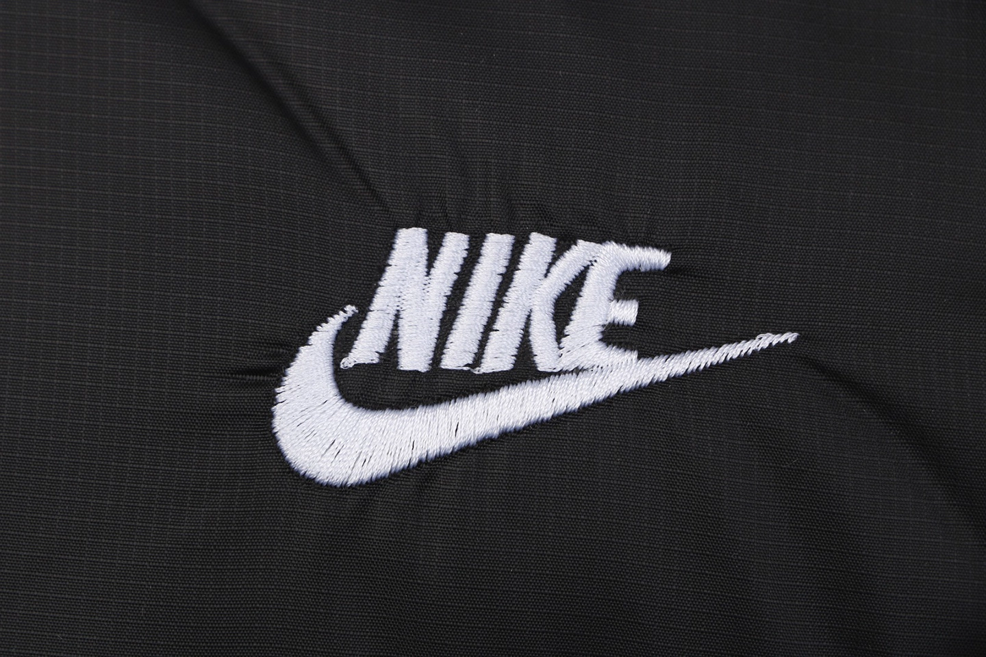 Nike Windrunner Diagonal Quilted Hooded Down Jacket Black Brand