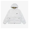 N1ke Windrunner Diagonal Quilted Hooded Down Jacket