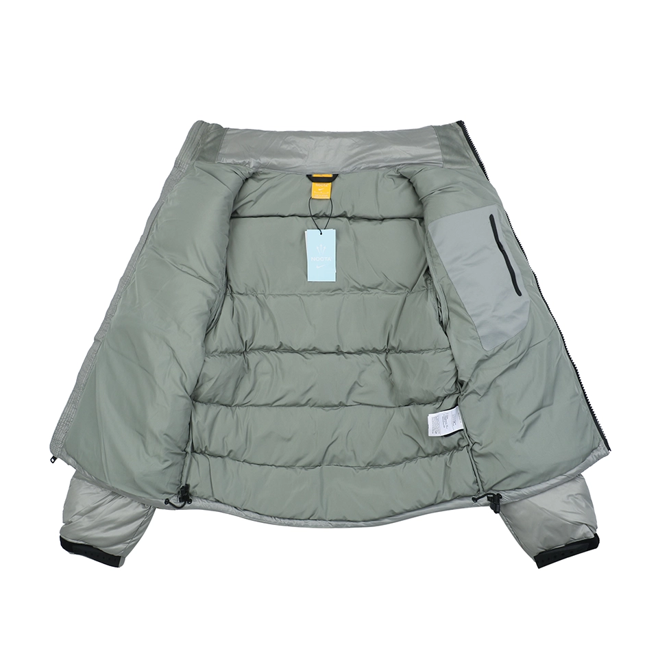 Nike x Drake NOCTA Stand Collar Down Jacket Grey Lining
