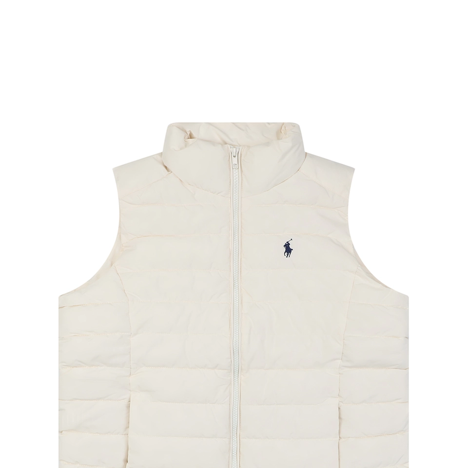 Ralph Lauren Women’s Pony Logo Quilted Down Vest