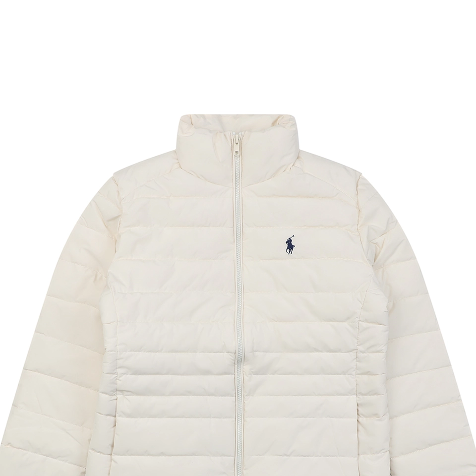 Ralph Lauren Women’s Quilted Pony Logo Down Jacket