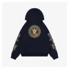 Saint Michael Reflective Angel Medallion Graphic Hoodie