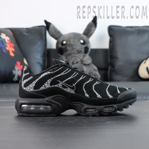 Swarovski x Air Max Plus “Moonlight” black crystal-embellished lateral side view