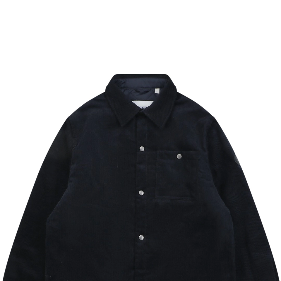 Burberry Equestrian Emblem Corduroy Padded Jacket