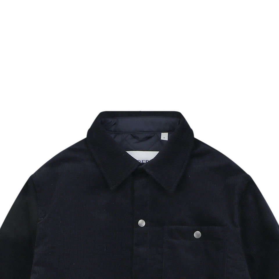 Burberry Equestrian Emblem Corduroy Padded Jacket