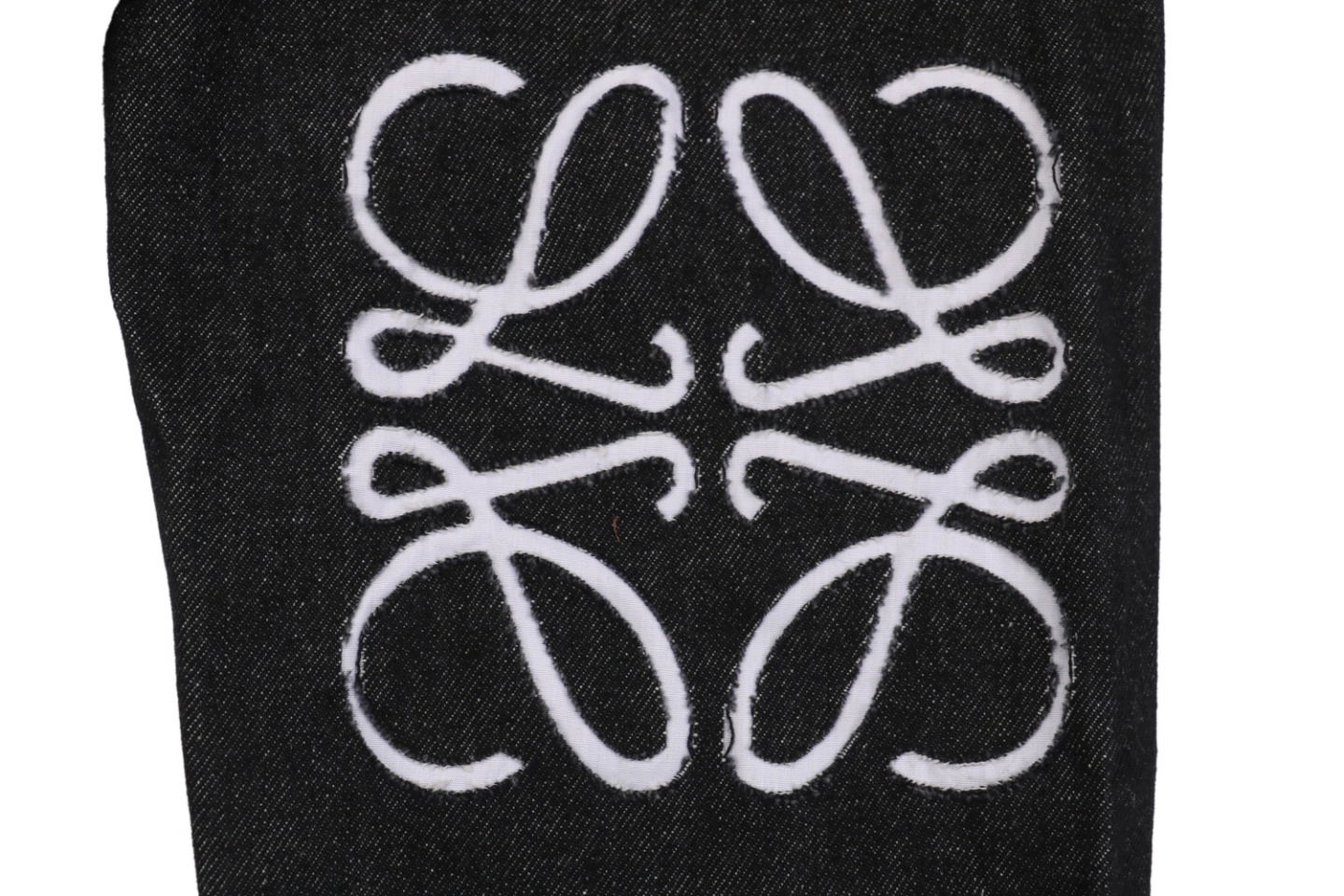 Loewe Anagram Embroidered Sleeve Denim Jacket Brand